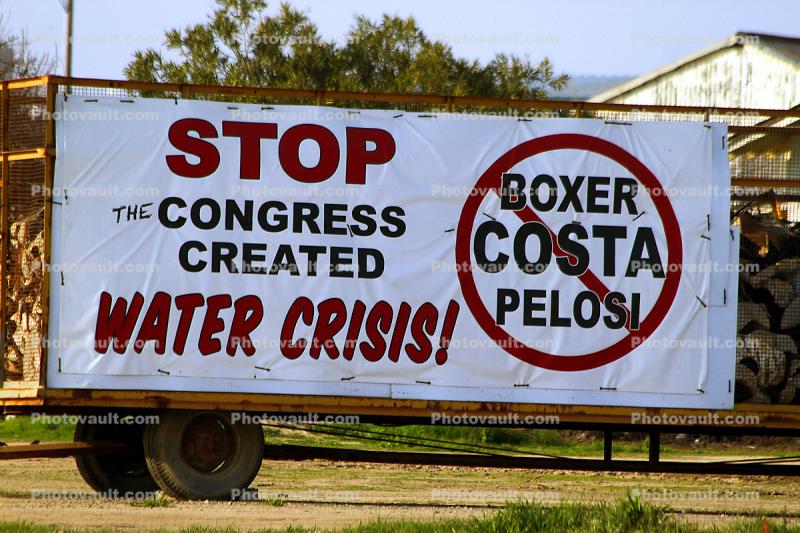 Stop Congress Created Water Crisis