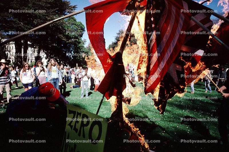 Flag Burning, 30 March 1980