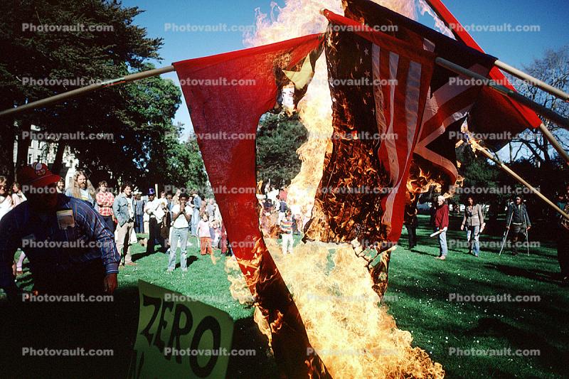 Flag Burning, 30 March 1980