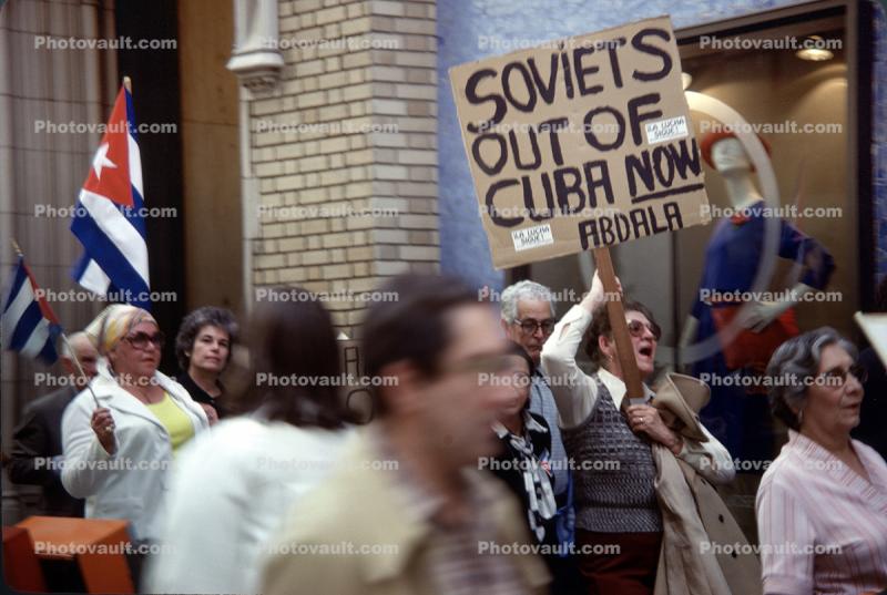 Soviets Out Of Cuba Now, Anti-Castro Rally, 11 April 1980