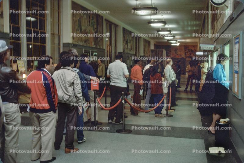 Post Office, Receiving Income Tax Mail, Anti Taxation Demonstration, 19 April 1984