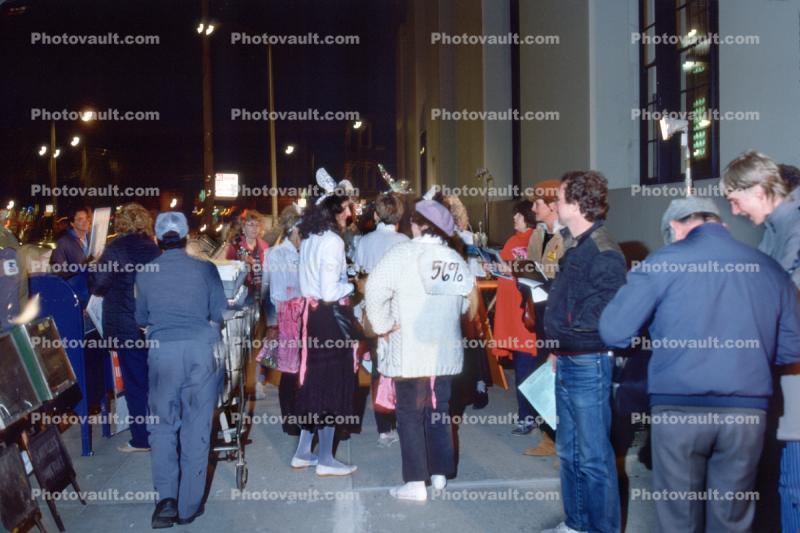 Anti Taxation Demonstration, Post Office, 19 April 1984