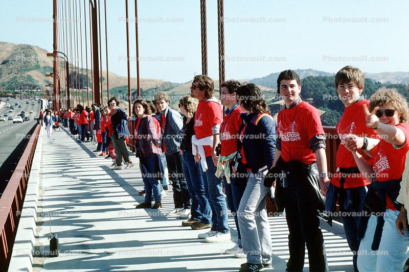 Hands Across America, Golden Gate Bridge, May 24 1986, 1980s