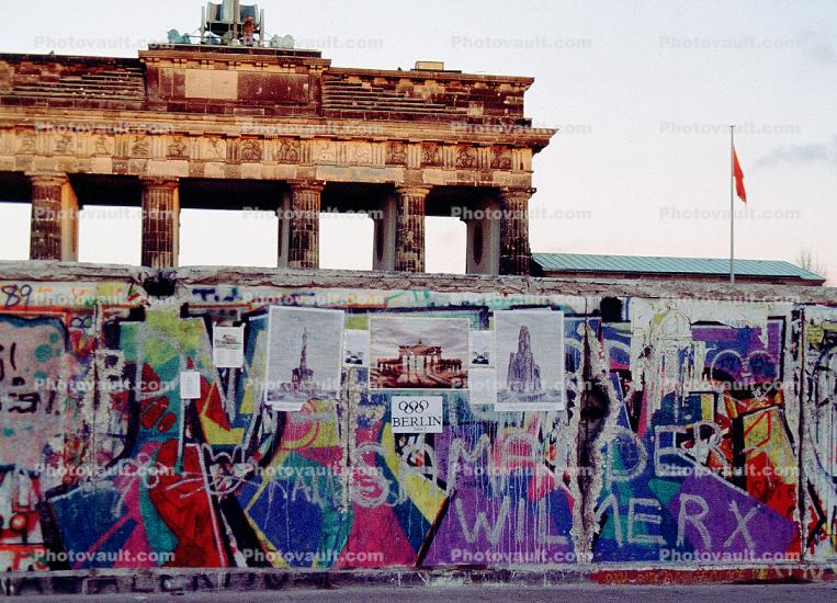 Brandenburg Gate, Berlin, Berlin Wall, Iron Curtain