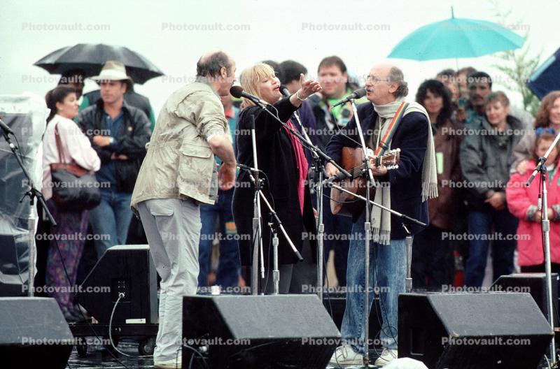 Peter Paul & Mary, performance, Earth Day 1990