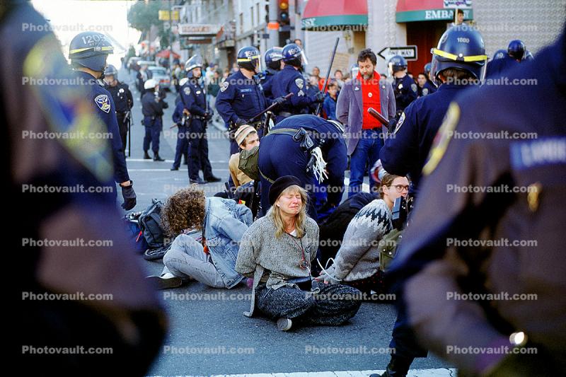 January 17 1991, Anti-war protest, First Iraq War