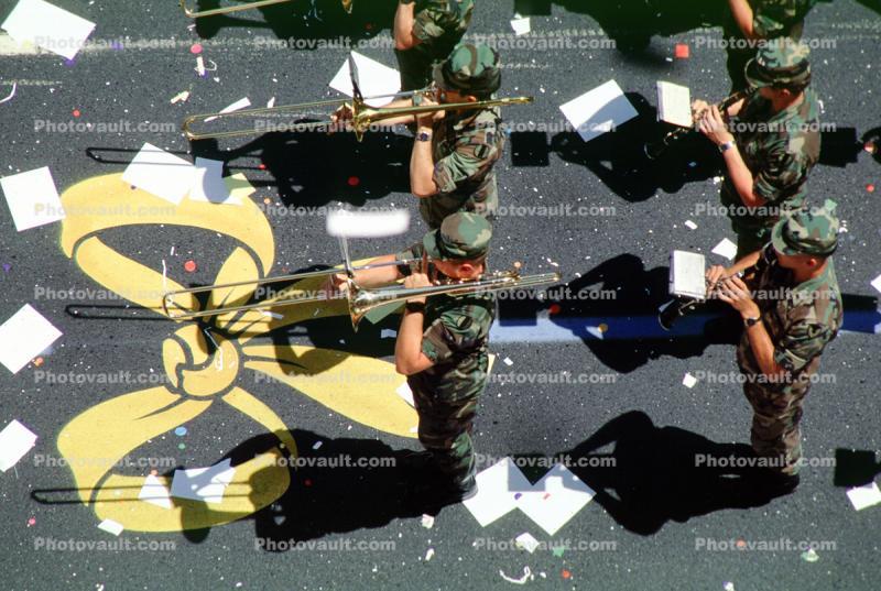 Yellow Ribbon, ticker tape parade, victory over Kuwait and Iraq, New York City, summer
