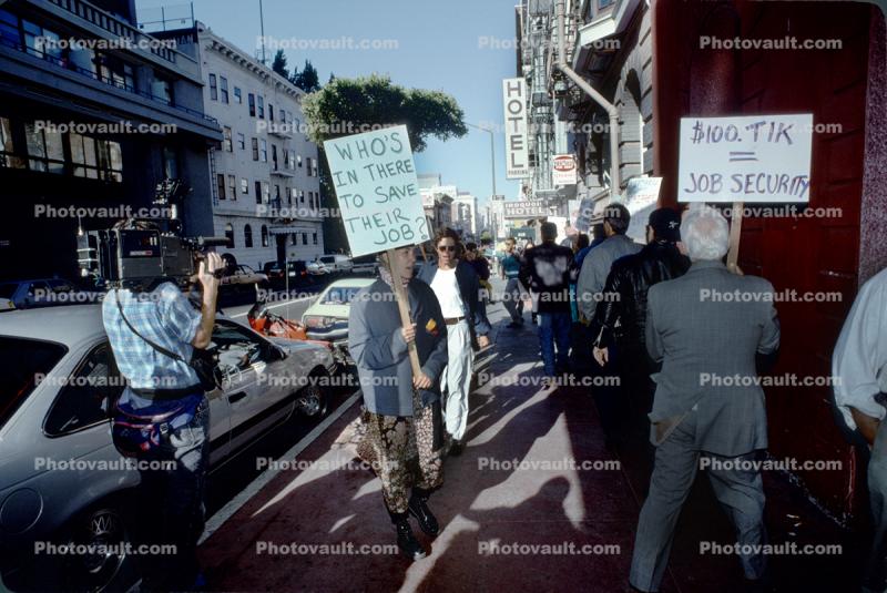 Mitchell Brothers Strike, Workers Protest, 29 June 1994