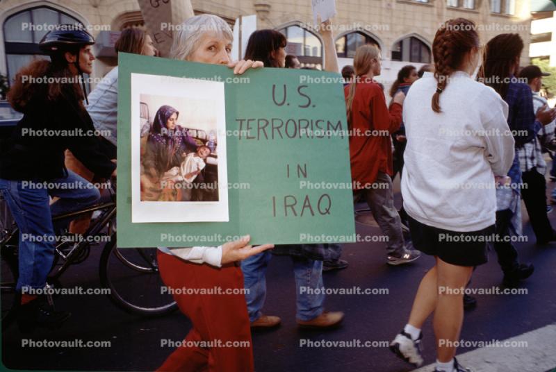 US Terrorism in Irag, poster