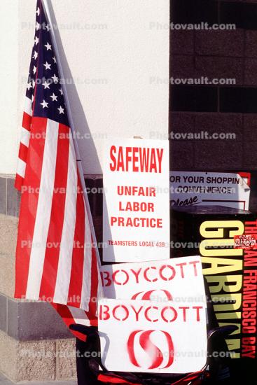 Safeway Unfair Labor practice, boycott Safeway