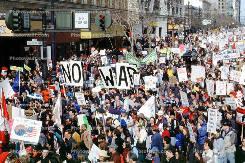 Anti-Iraq War Rally