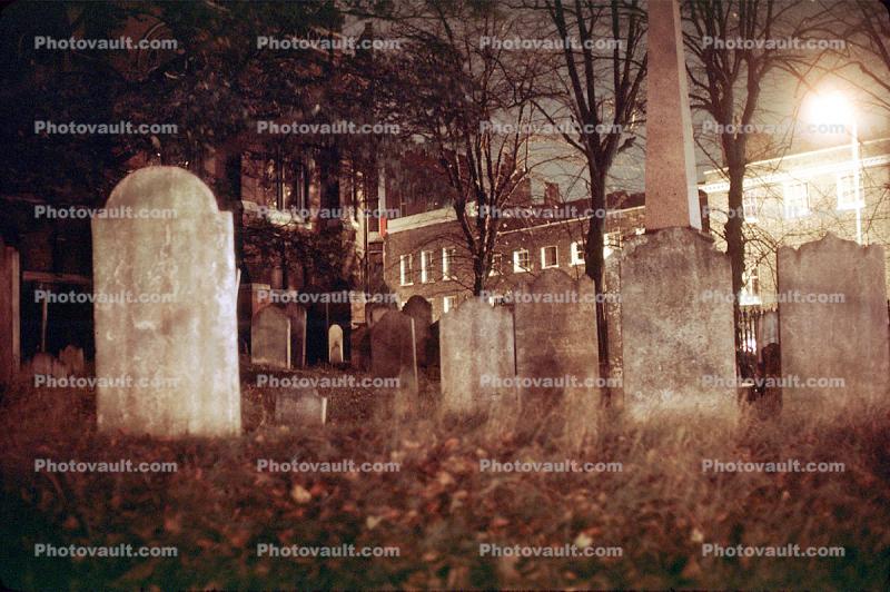 Graveyard, night, nighttime