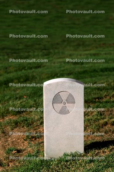 Radiation, Nuclear Symbol, Gravestone, marker