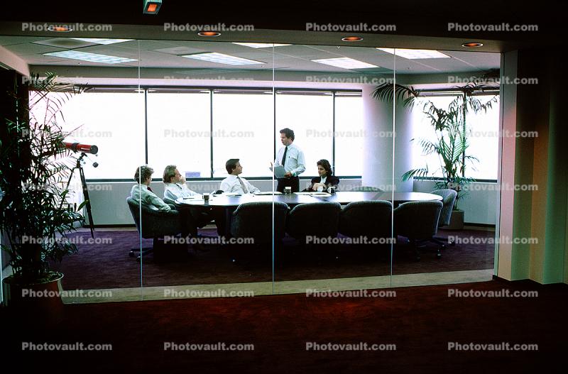 Business Woman, Conference Room, Meeting, table