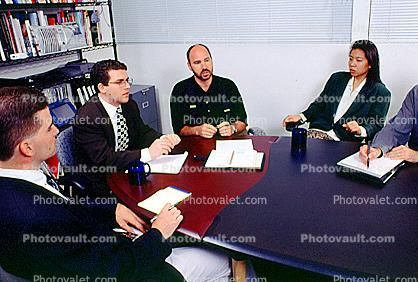 Business Woman, Conference Room, Planning, Strategy meeting, meet, converse, interacting, interaction, conversing, conversation, suits, connecting, table, furniture, businessman