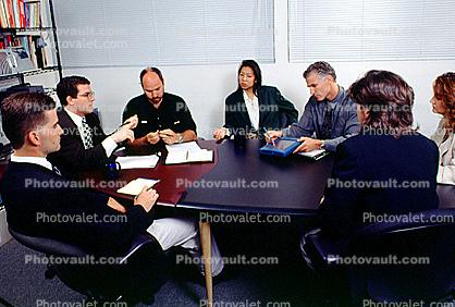 Business Woman, Conference Room, Planning, Strategy meeting, meet, converse, interacting, interaction, conversing, conversation, suits, connecting, table, furniture, businessman
