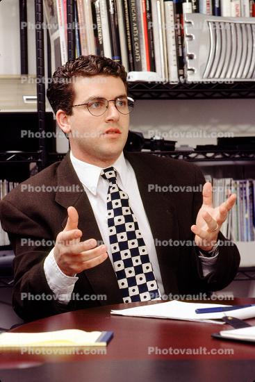 Businessman, meeting, conference, man, male, 1990's