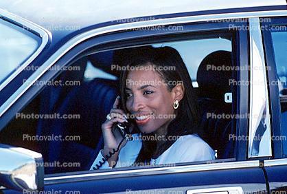 Woman, Female, Phone, Limousine, Business Woman, Cell Phone, handheld device, talking, connected, connecting, cellphone