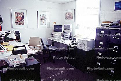 Office, Computer, printer, file drawers, WKPI studios