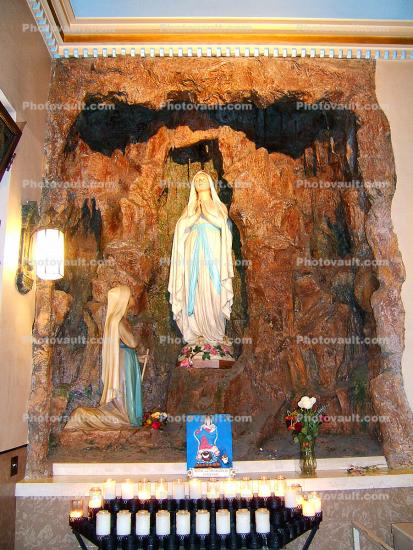 Mother Mary, Altar, candles