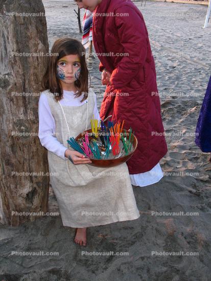 pagan spring equinox celebration, Aptos Beach, California