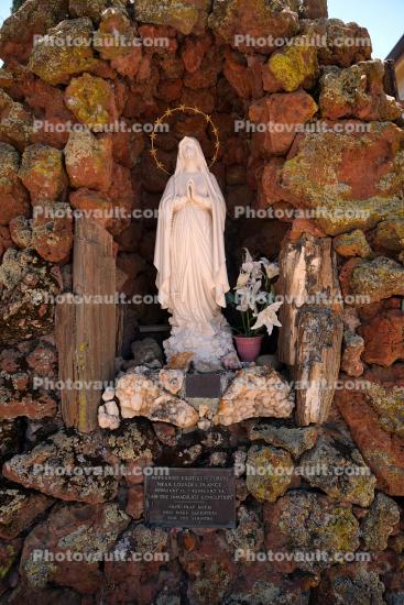 Mother Mary Statue at Immaculate Conception Catholic Church