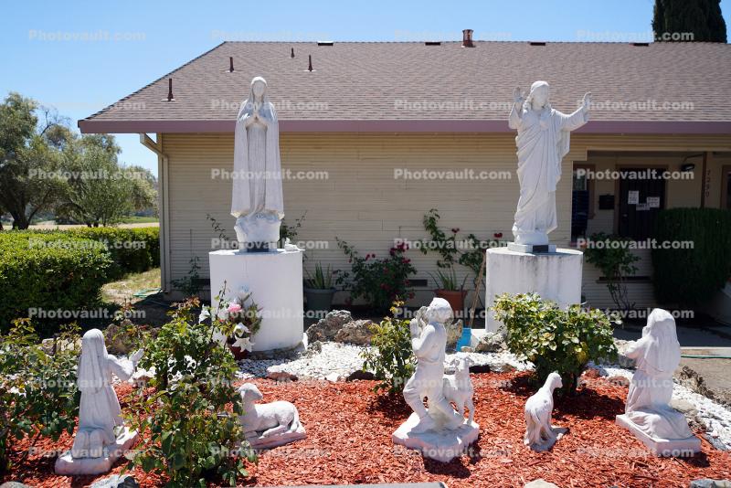 Mother Mary Statues at Immaculate Conception Catholic Church