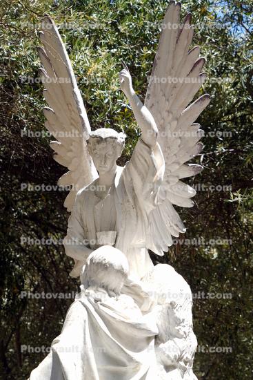 Angel Statue at Immaculate Conception Catholic Church