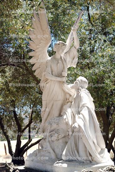 Angel Statue at Immaculate Conception Catholic Church
