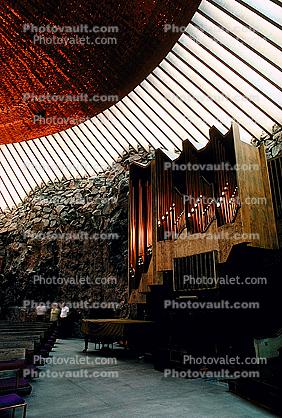 Organ, Temppeliaukio Kirkko, Rock Church, Helsinki 