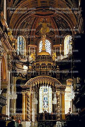 Altar, Stained Glass Windows, Saint Pauls Cathedral 