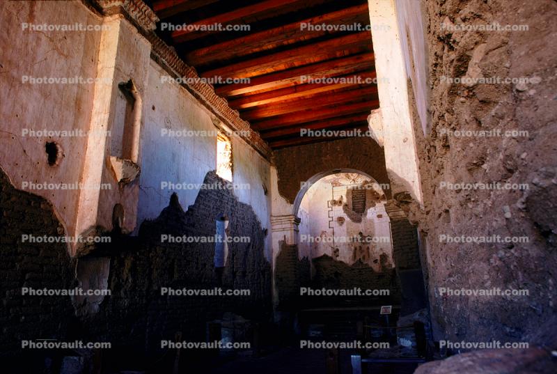 Tumacacori National Monument, Ruins, church interior