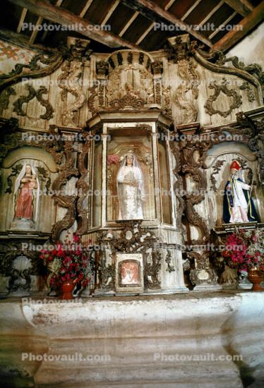 Mother Mary, Altar, Figurines, Panchomalco El Salvador
