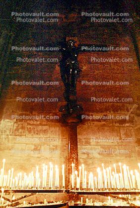 Candles, Crucifix, Jesus Christ, Notre Dame, Paris