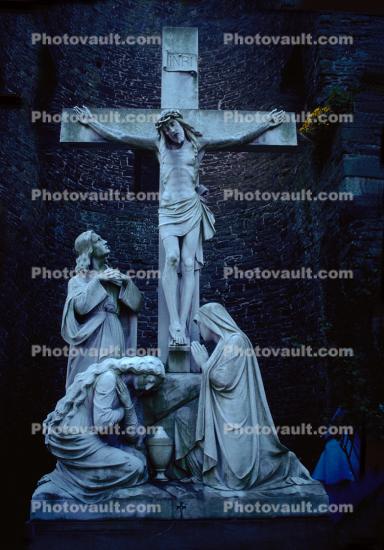Jesus on the Cross, Saint Michael's Catholic church, Conway North Wales