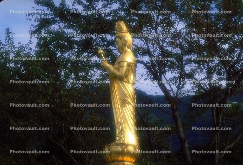 Golden Buddha Statue, Shrine, Gotemba, Shizuoka, Japan