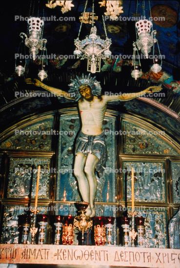 Crucifixion, Jesus Christ, Church of the Holy Sepulchre, Jerusalem