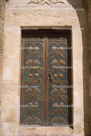 Door, Decorative, Ornate, opulant, Jerusalem