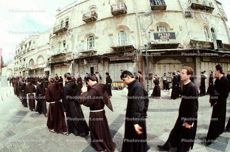 Monks, Jaffa Gate, Old City
