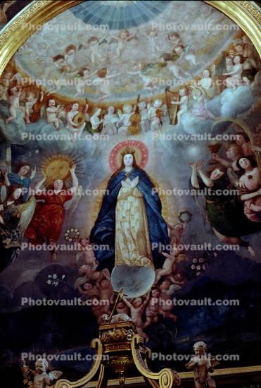 Mother Mary, Fresco