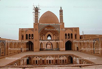 Agha Bozorg Mosque, Minarets, building, Kashan