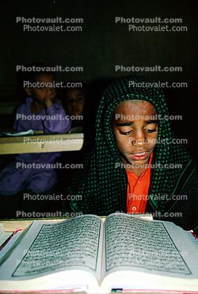 Coranic School, Koran, Boy Reading