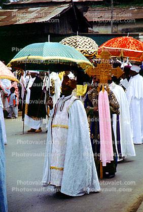 Umbrellas, Epiphany, Addis Ababa, Ethiopia