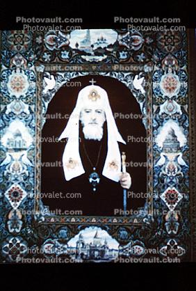 Orthodox Priest, doves