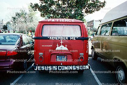VW-van, jesus is coming soon, Volkswagen Van