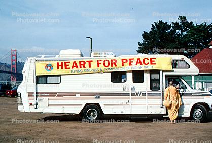 Heart for Peace, Golden Gate Bridge, Winnebego, RV