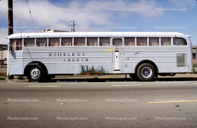Homeless Bus, Potrero Hill, San Francisco