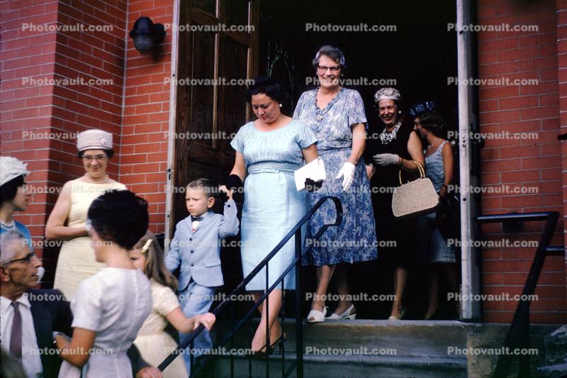 Leaving Church Service, 1960s