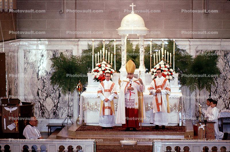 Bishop, Church Service, Altar, March 1968