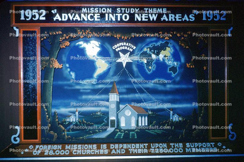 Theme, Advance into new areas, 1952, 1950s